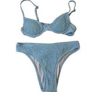 🧁y2k blue bikini - vacation coconut girl hawaii tropical resort vacation preppy